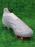 adidas Predator Elite Laceless FG Gray Crimson White