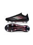 2025 adidas F50 Elite Laceless SG-Pro Core Black Iron Metal Lucid Red