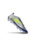 2025 adidas F50 Messi Elite FG Silver Metallic Solar Yellow Lucid Blue