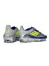 2025 adidas F50 Messi Elite FG Silver Metallic Solar Yellow Lucid Blue