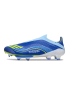 Adidas F50 Elite Laceless FG Blue Solar Yellow Lucid Aqua