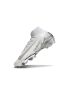 Nike Air Zoom Mercurial Superfly 10 Elite FG White Silver
