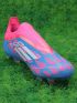 adidas F50 Elite Laceless FG Reemergence - Solar Blue/White/Solar Pink