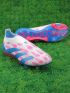 adidas Predator Elite Laceless FG Reemergence - White/Solar Blue/Solar Pink