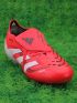 adidas Predator Elite Tongue FG 2025 Pure Victory - Lucid Red/White/Black