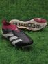 adidas Predator Elite Laceless FG 30th Anniversary - Core Black/Off White/Legacy Burgundy