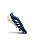 adidas Predator Elite Laceless FG Black Blue White