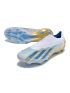 adidas X Crazyfast Messi Elite Laceless FG Las Estrellas - Footwear White/Pulse Blue/Gold Metallic