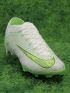Nike Air Zoom Mercurial Vapor 15 Elite FG XXV - White/Black/Green