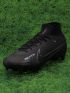 Nike Air Zoom Mercurial Superfly 9 Elite FG - Black/Black Noir/White