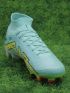 Nike Air Zoom Mercurial Superfly 9 Elite FG - Blue/Volt/Green