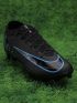 Nike Air Zoom Mercurial Vapor 15 Elite FG - Black/Black/Blue