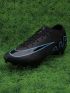 Nike Air Zoom Mercurial Vapor 15 Elite FG - Black/Black/Blue
