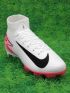 Nike Air Zoom Mercurial Superfly 10 Elite FG White Black Pink