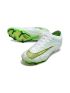 Nike Air Zoom Mercurial Vapor 15 Elite FG XXV - White/Black/Green